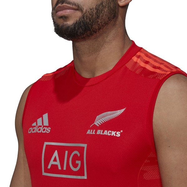 All Blacks Primeblue Performance Singlet Red 2021 - Image 3