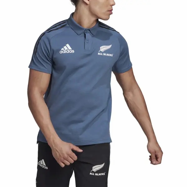 All Blacks Rugby 2022-23 Men's Polo Shirt - Image 2