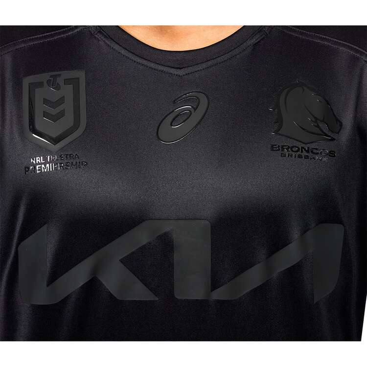 Brisbane Broncos 2025 Mens Black Jersey 1