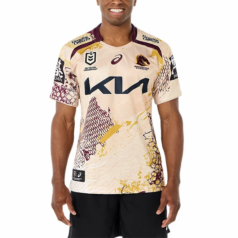 Brisbane Broncos 2025 Mens Indigenous Jersey - Image 2