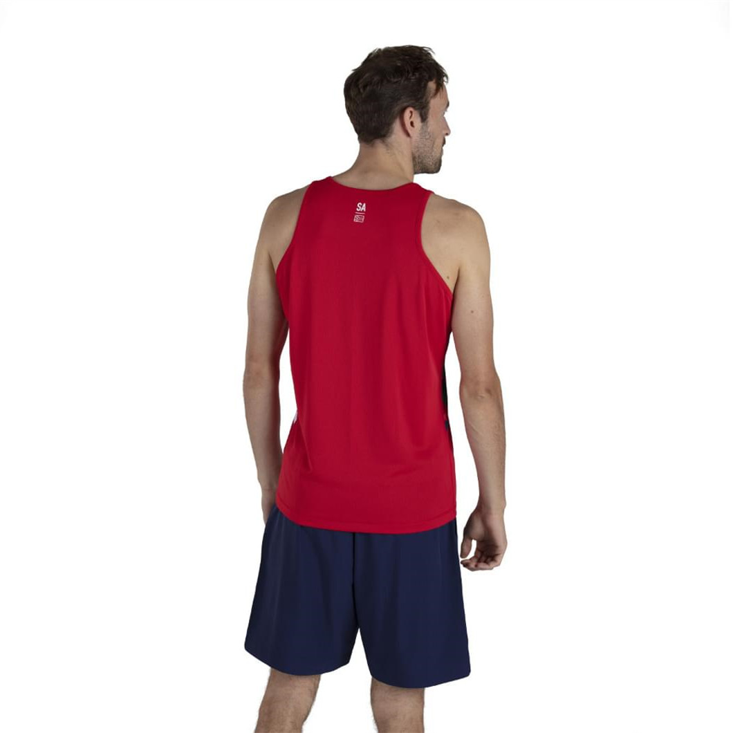 CCC British And Irish Lions 2021 Mens Red Singlet - Image 2