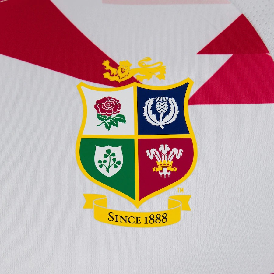 CCC British And Irish Lions White Graphic Jersey 2020 - Image 3