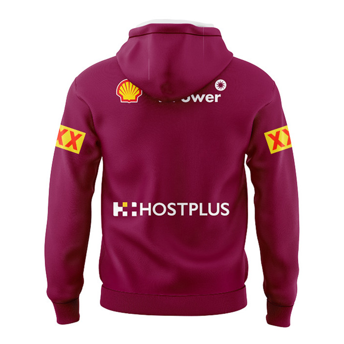 QLD Maroons 2024 Mens Team Hoodie Red