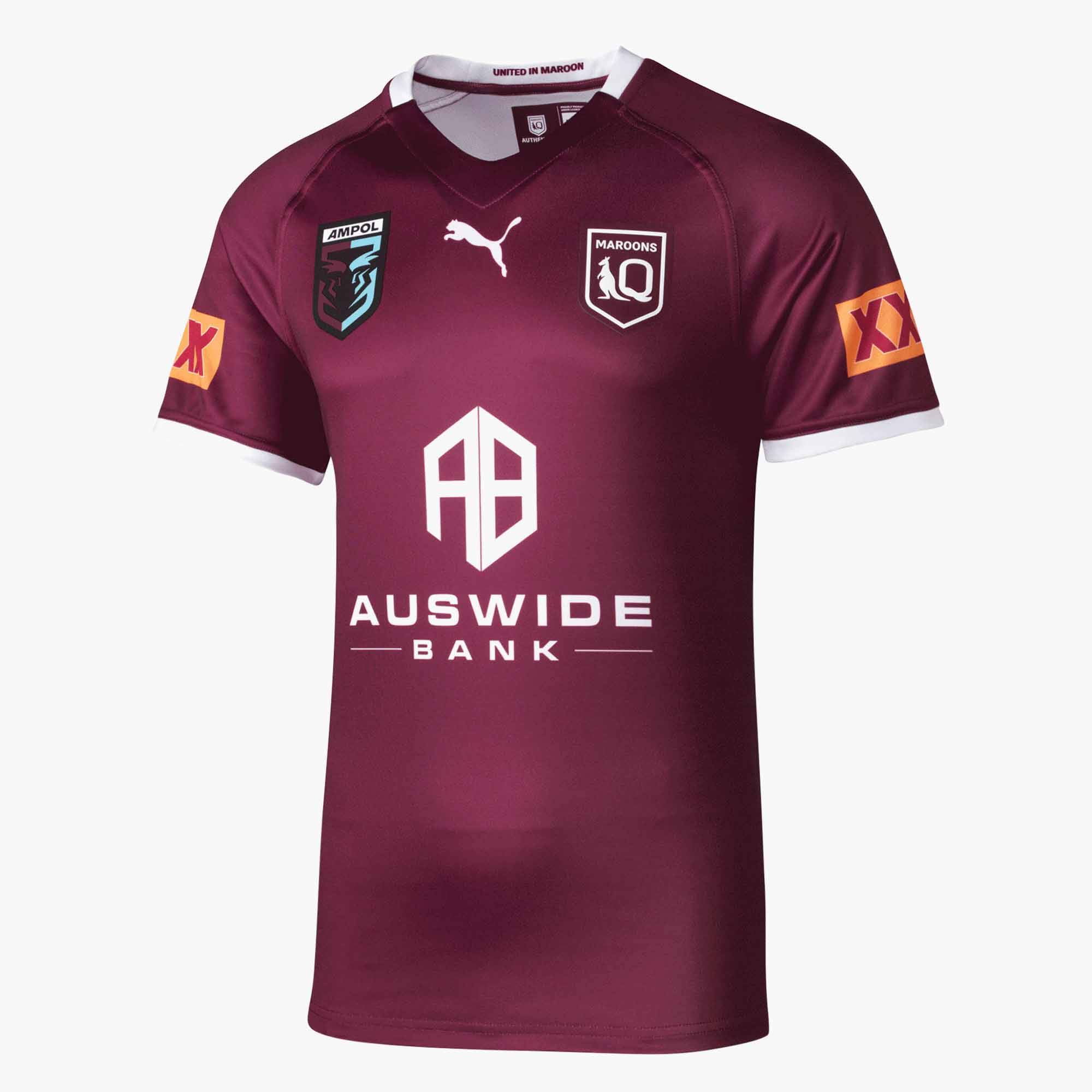 QLD Maroons State of Origin 2022 Mens Home Jersey - Image 2