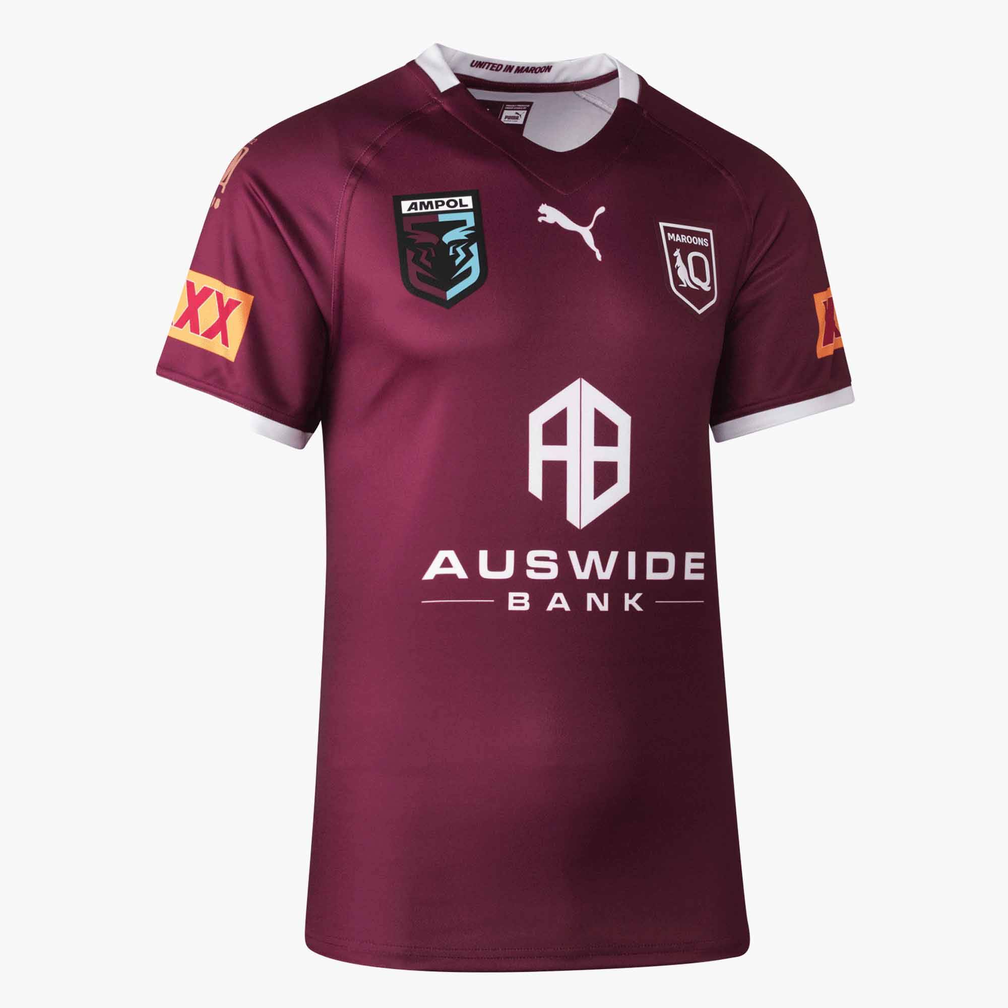 QLD Maroons State of Origin 2022 Mens Home Jersey - Image 3