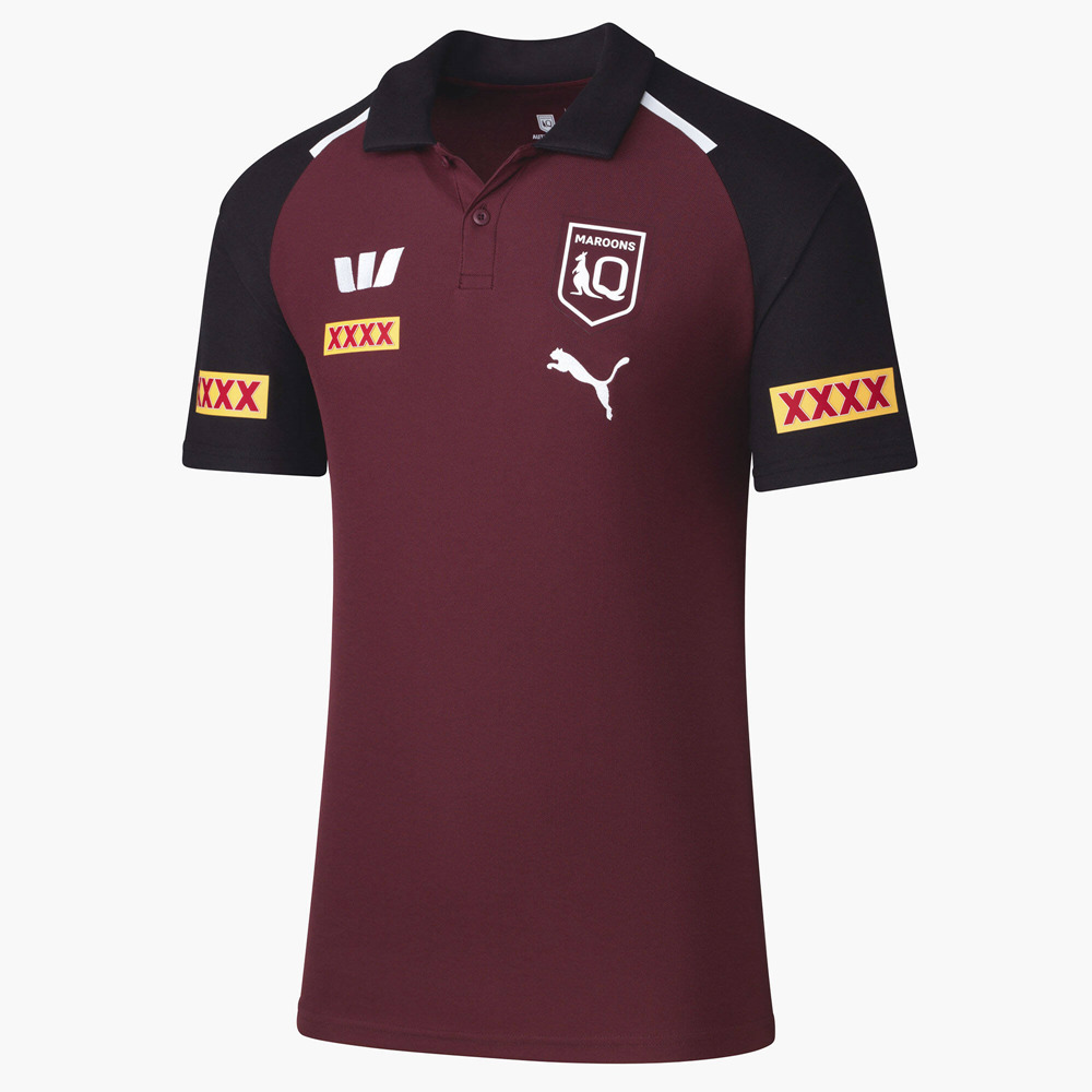 QLD Maroons State of Origin 2024 Mens Team Polo - Image 2