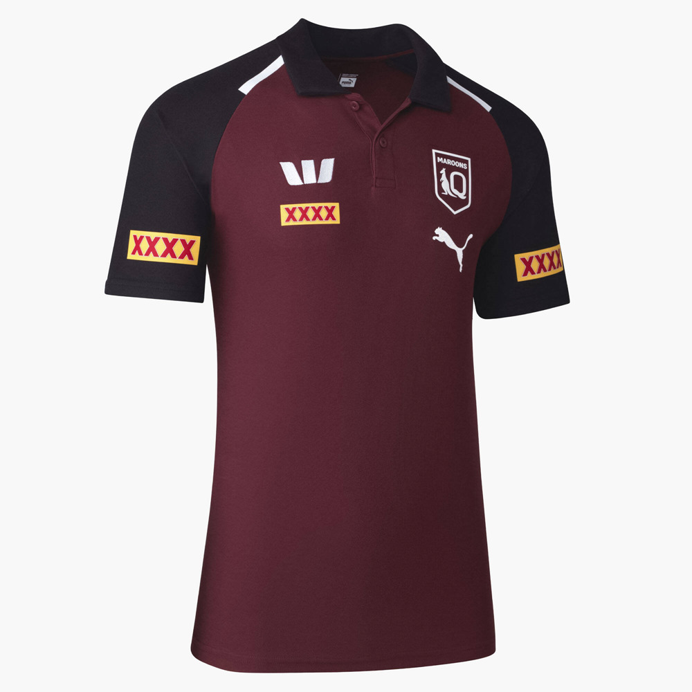 QLD Maroons State of Origin 2024 Mens Team Polo - Image 3