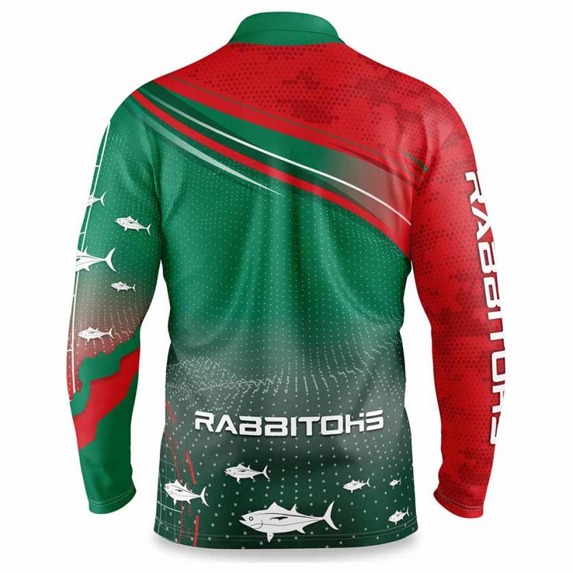South Sydney Rabbitohs 2022 Mens Fishfinder Fishing Shirt