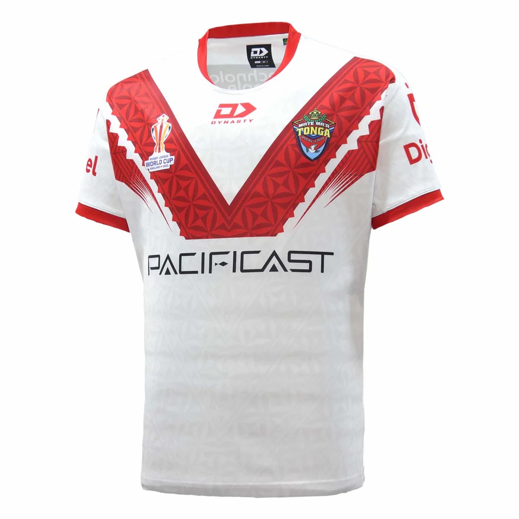 Tonga Rugby League RLWC 2021 Mens Away Jersey - Image 2