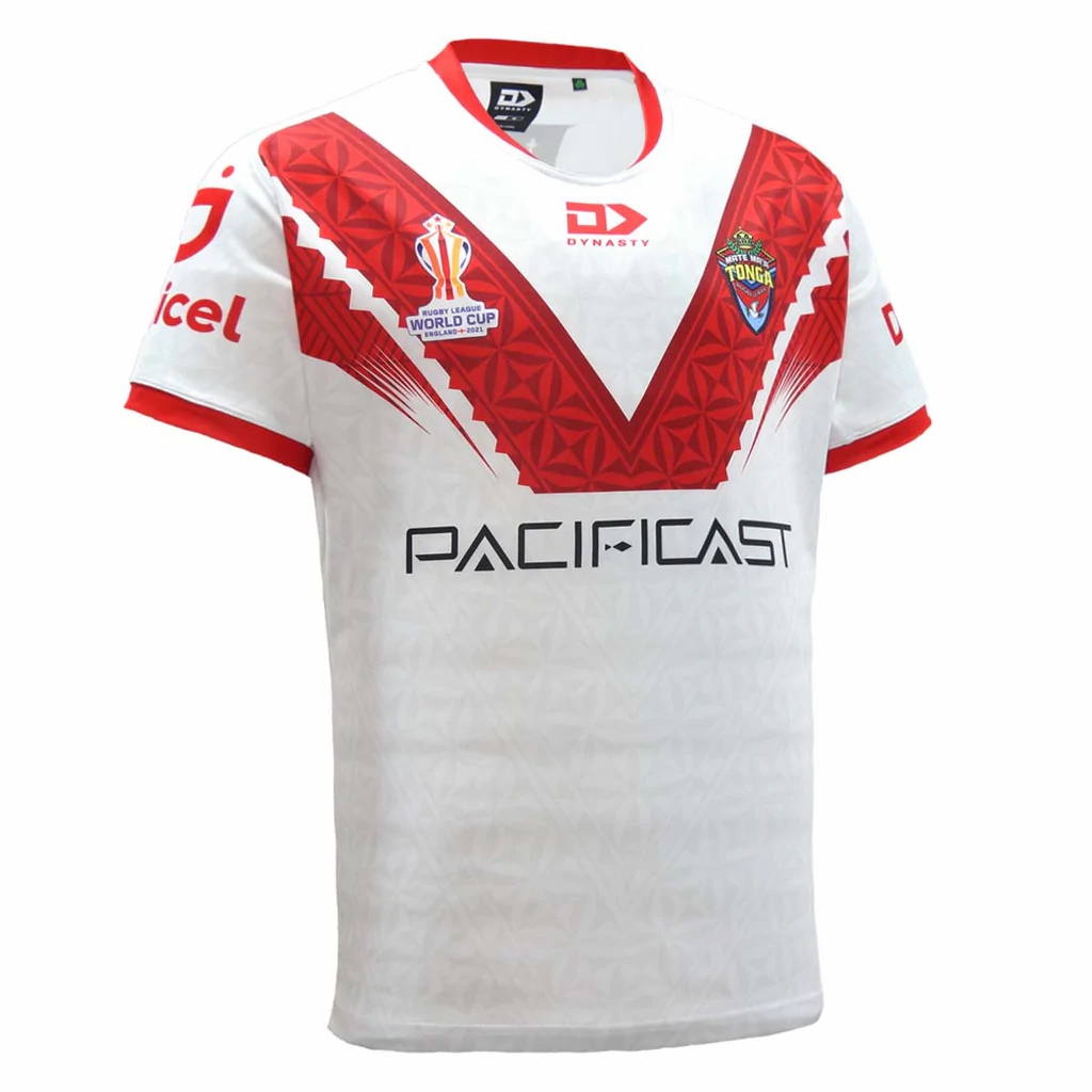 Tonga Rugby League RLWC 2021 Mens Away Jersey - Image 3