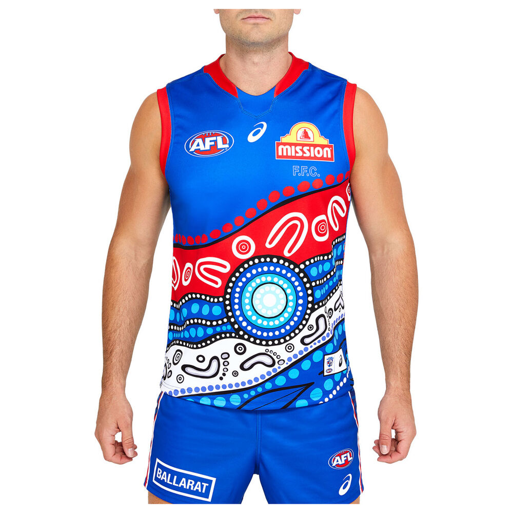 Western Bulldogs Mens 2022 Indigenous Guernsey 2 Western Bulldogs Mens 2022 Indigenous Guernsey - Image 2