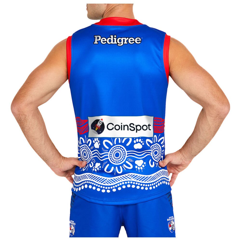 Western Bulldogs Mens 2022 Indigenous Guernsey 3 Western Bulldogs Mens 2022 Indigenous Guernsey - Image 3