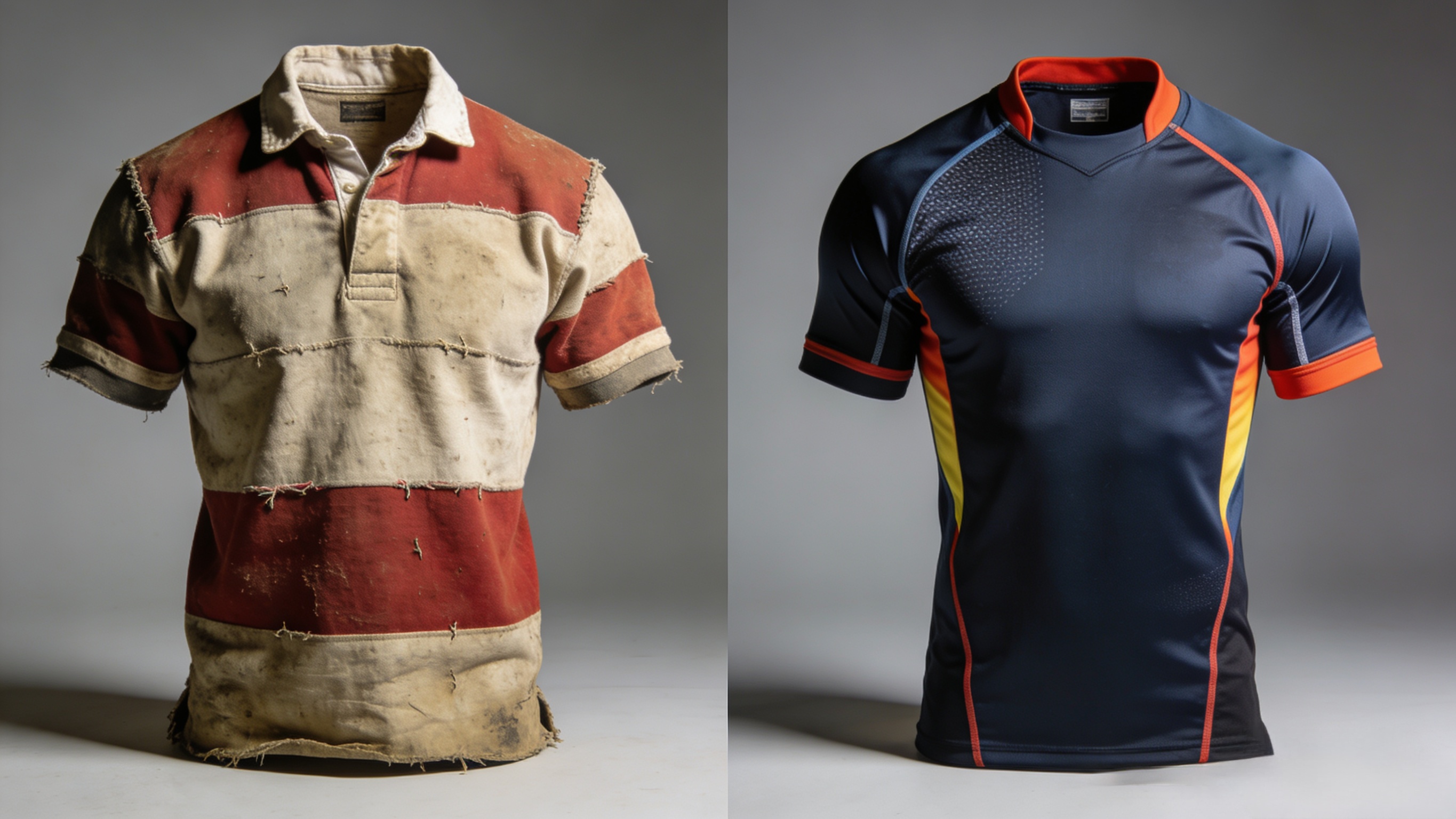 The Evolution of the Rugby Jersey: From Heavy Cotton to High-Tech Performance 1 Evolution of rugby jersey design and fabric technology