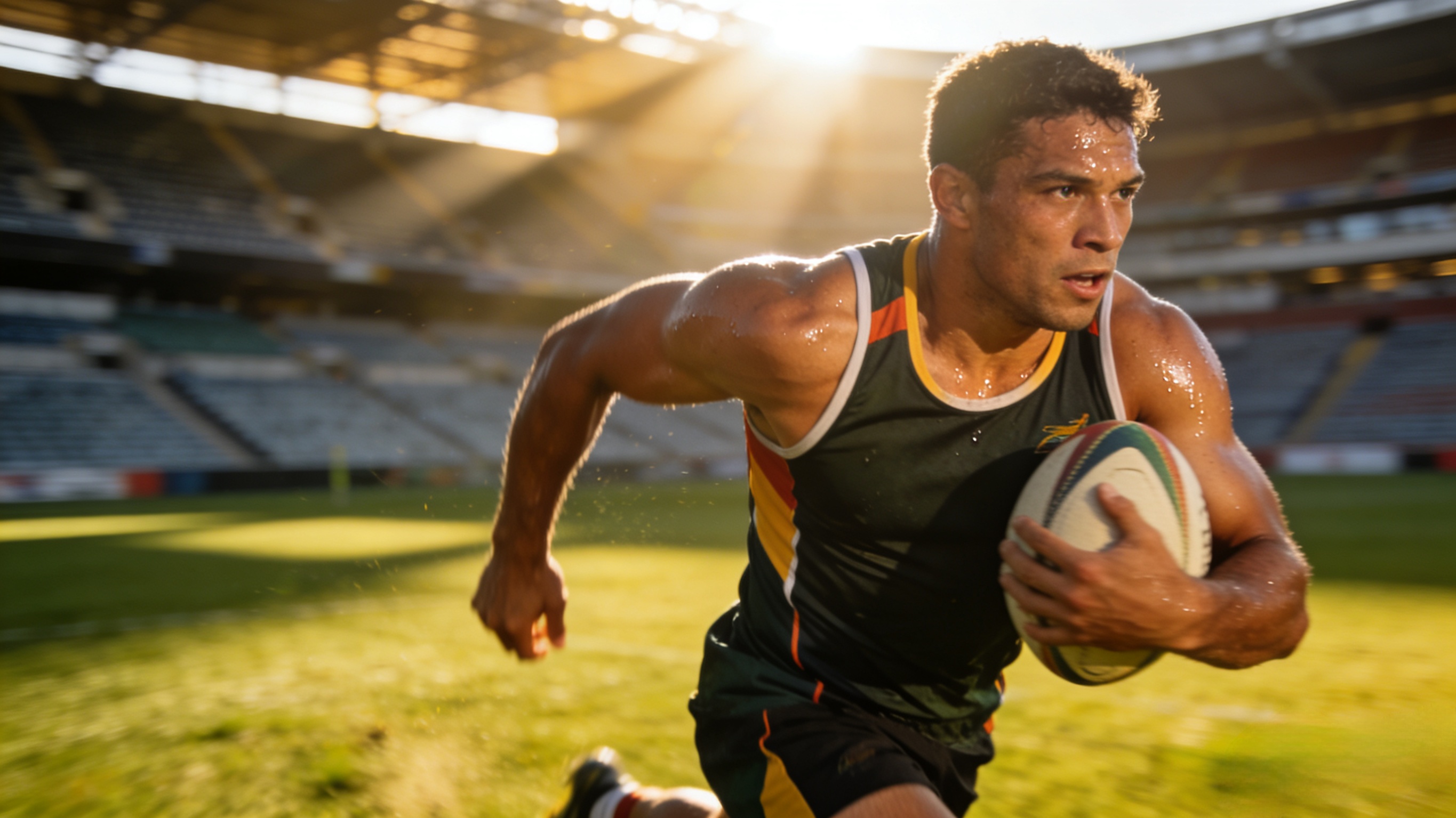 Moisture-Wicking Rugby Jersey - Ultimate Performance Gear Guide 3 Rugby player training wearing a high-performance rugby jersey