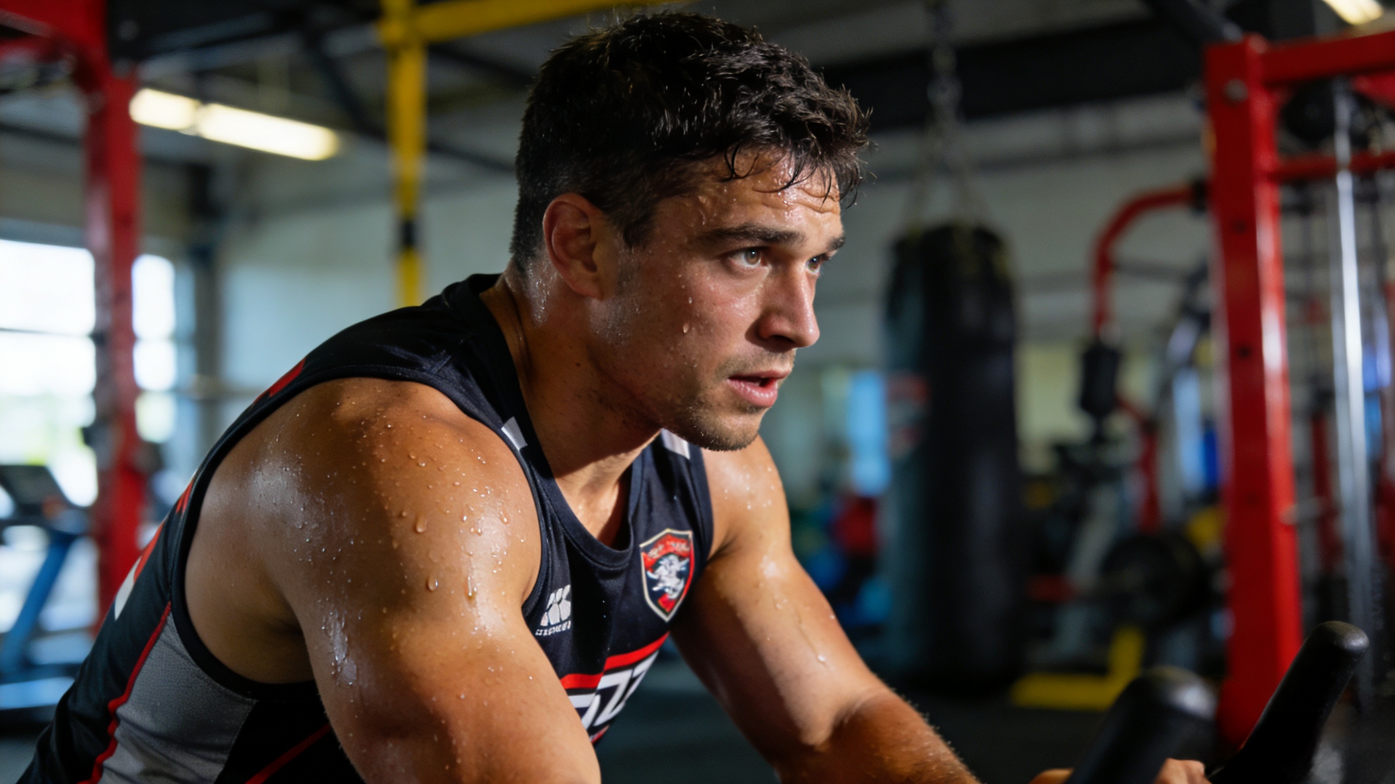 Rugby Training Gear: Versatile Apparel for Every Occasion 3 Athlete training in a professional rugby training singlet