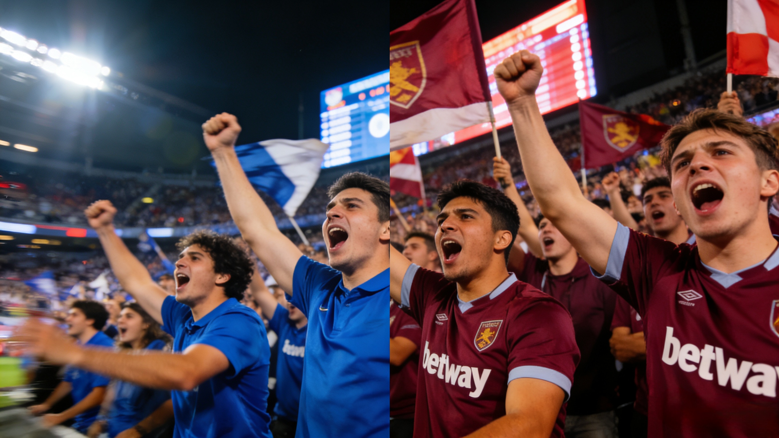 State of Origin Jersey: History & Pride of NSW Blues vs QLD Maroons 3 NSW Blues and QLD Maroons fans in State of Origin jersey
