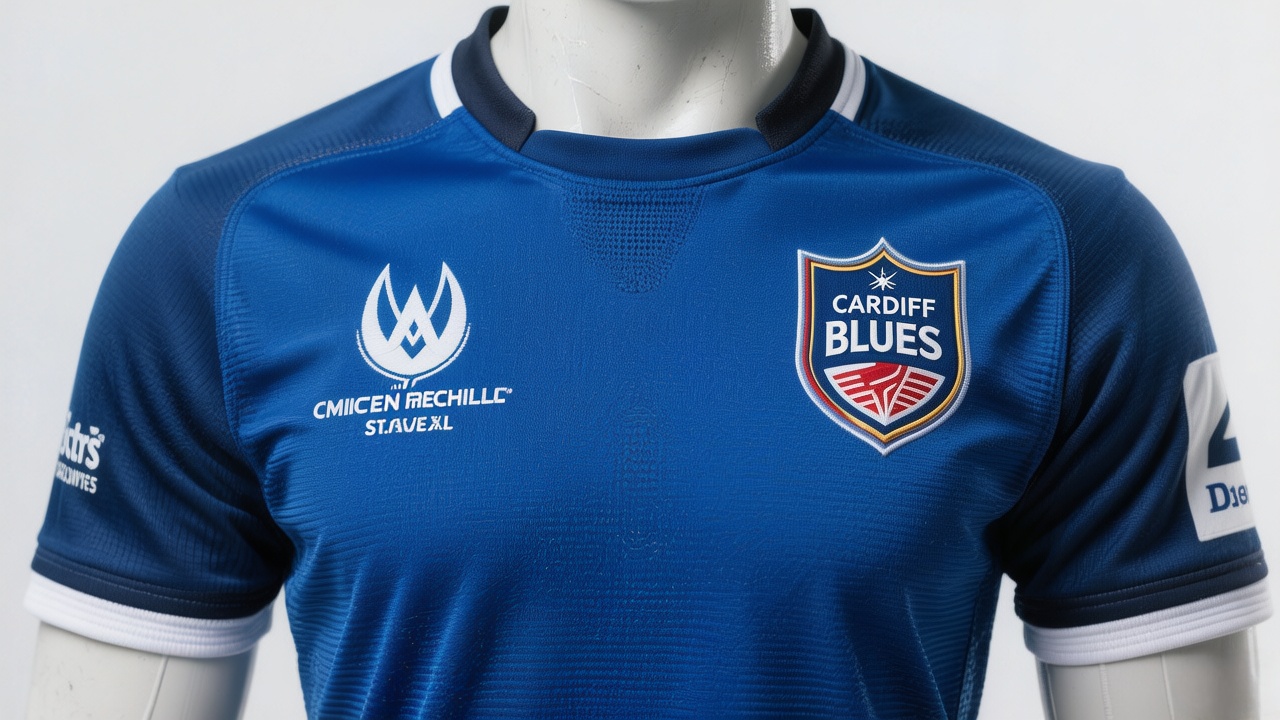 Cardiff Blues Jersey: The Pride of Welsh Rugby 3 Cardiff Blues jersey high-quality product shot