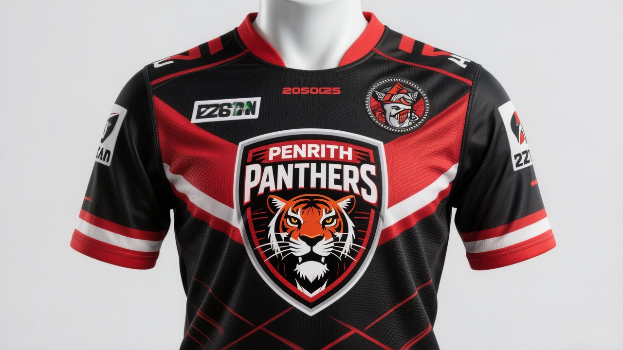 Penrith Panthers Jersey 2026: The Must-Have NRL Collector's Kit 3 Penrith Panthers 2026 jersey high-quality product shot