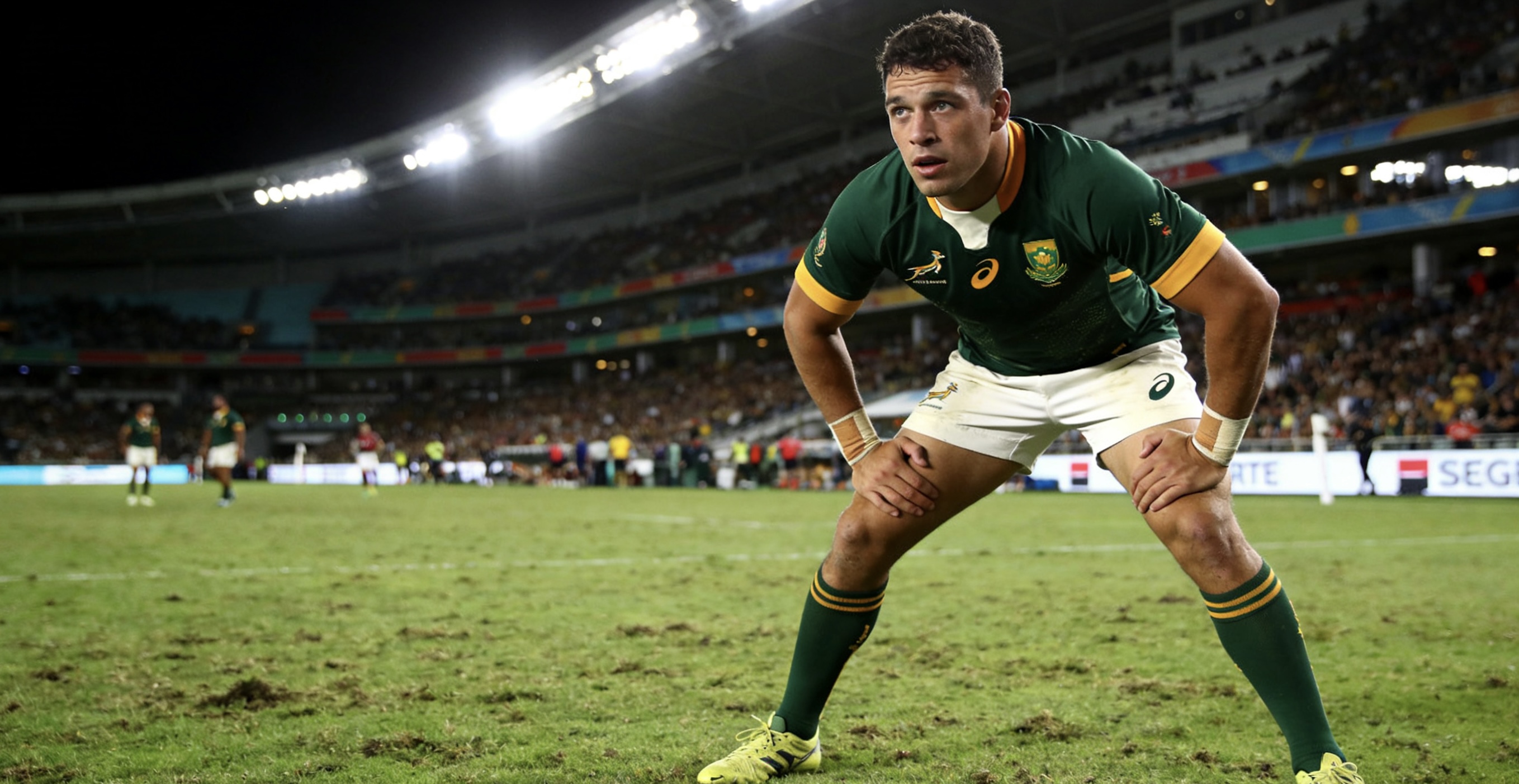 Springbok Rugby Jersey: The Ultimate Collector’s Guide 3 Professional rugby player wearing an authentic Springbok rugby jersey