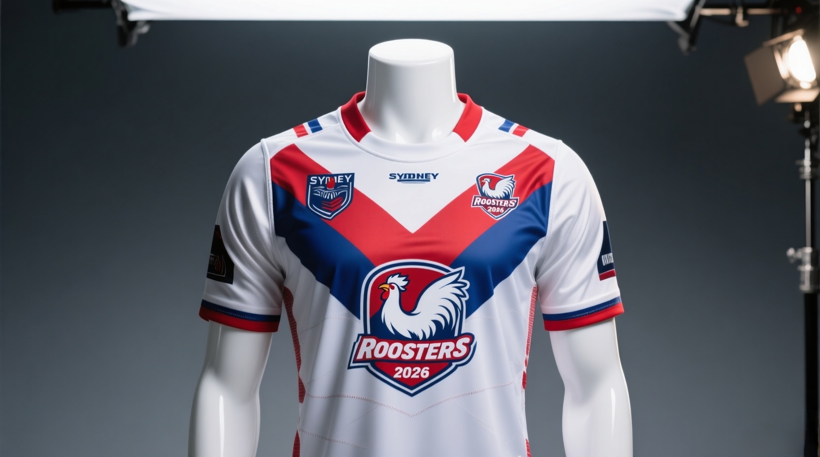 Sydney Roosters Jersey 2026: The Ultimate NRL Fan Kit 3 Sydney Roosters 2026 jersey high-quality product shot