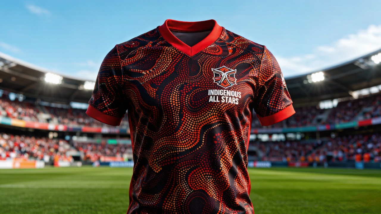 An official NRL All Stars jersey featuring Indigenous design