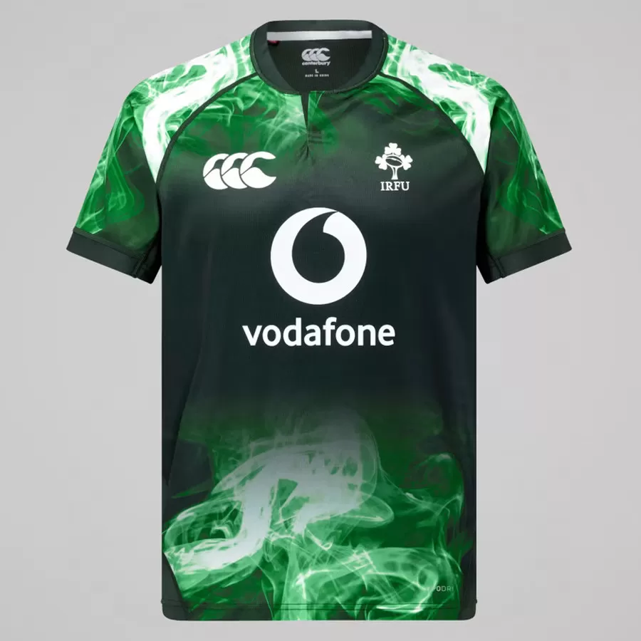 Ireland Mens 2025 Chicago Pre Game Pro Jersey Green