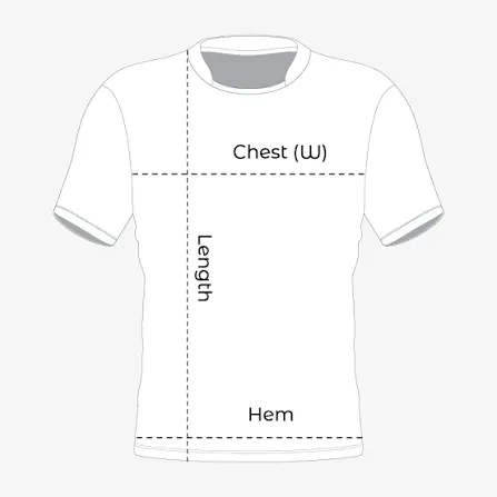 How to measure for an NRL jersey size chart